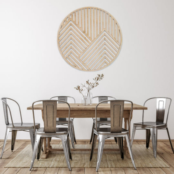 Corrigan Studio® Modern Circle Wood Wall Décor Wayfair
